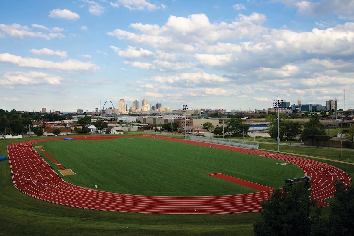 博彩网址大全's track has hours dedicated to training athletes as well as students and the University community. 